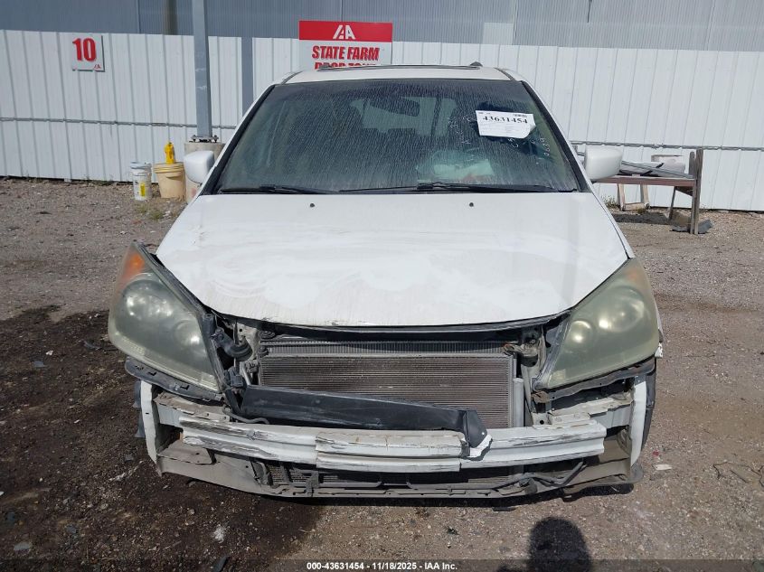 2008 Honda Odyssey Ex-L VIN: 5FNRL38658B079039 Lot: 43631454