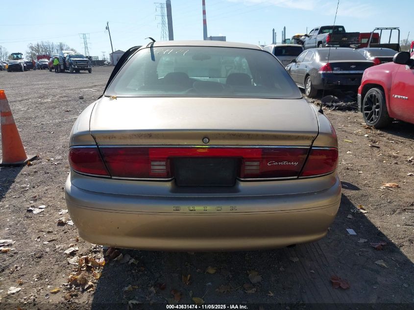 2004 Buick Century VIN: 2G4WS52J241212637 Lot: 43631474