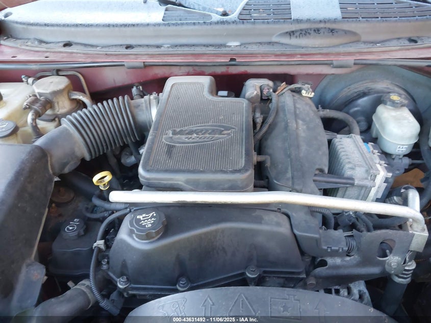 2004 GMC Envoy Xl Slt VIN: 1GKET16S346192677 Lot: 43631492