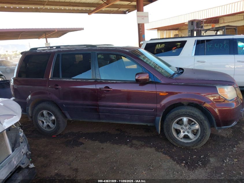 2008 Honda Pilot Ex-L VIN: 5FNYF28538B022164 Lot: 43631509