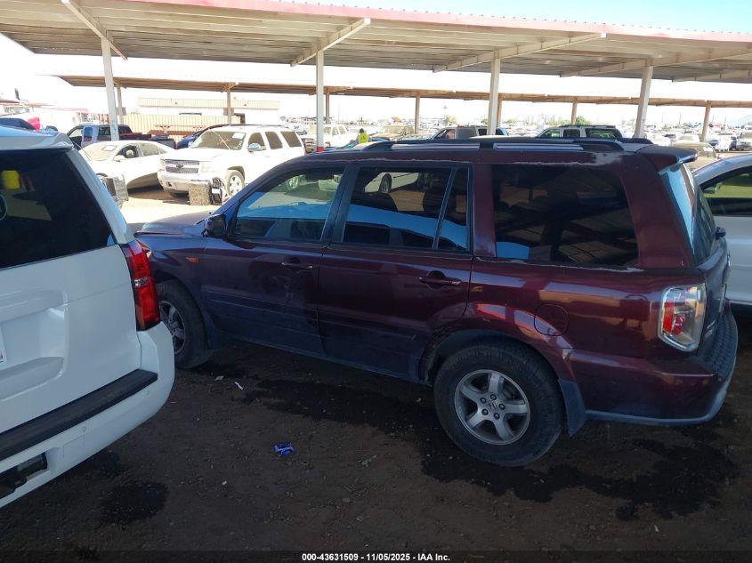 2008 Honda Pilot Ex-L VIN: 5FNYF28538B022164 Lot: 43631509