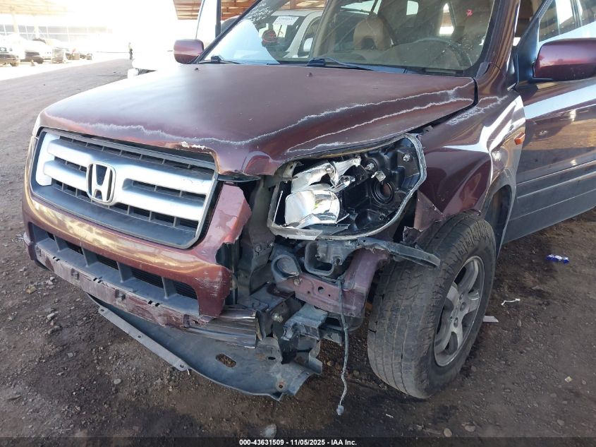 2008 Honda Pilot Ex-L VIN: 5FNYF28538B022164 Lot: 43631509