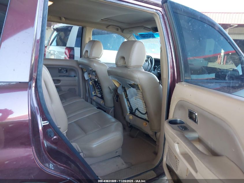 2008 Honda Pilot Ex-L VIN: 5FNYF28538B022164 Lot: 43631509