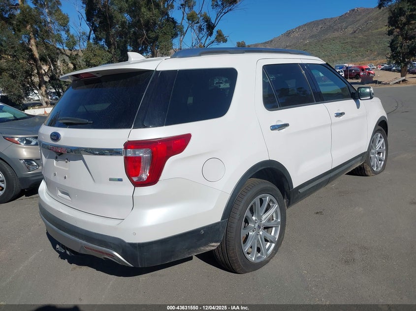 Vin: 1fm5k8fh3hga62079, lot: 44126680, ford explorer limited 20174