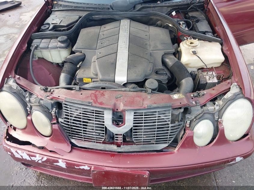 2002 Mercedes-Benz Clk 430 VIN: WDBLJ70G22T099940 Lot: 43631558