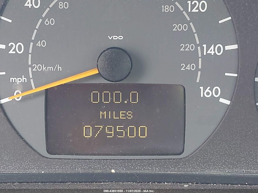 2002 Mercedes-Benz Clk 430 VIN: WDBLJ70G22T099940 Lot: 43631558