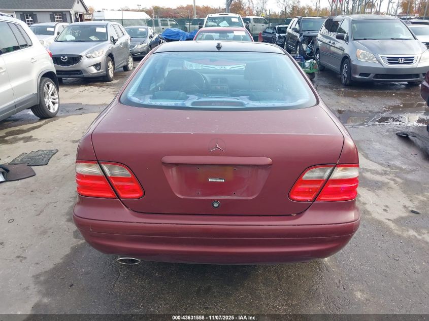 2002 Mercedes-Benz Clk 430 VIN: WDBLJ70G22T099940 Lot: 43631558