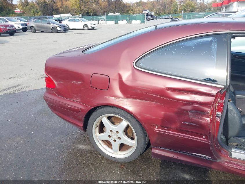 2002 Mercedes-Benz Clk 430 VIN: WDBLJ70G22T099940 Lot: 43631558