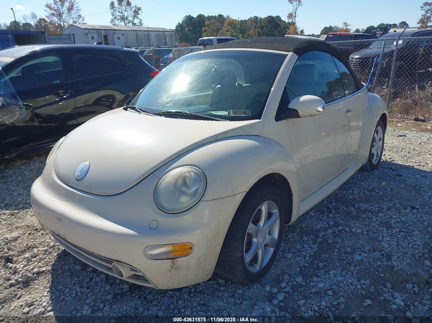 2005 Volkswagen New Beetle Gls 1.8T VIN: 3VWCD31Y75M307402 Lot: 43631575