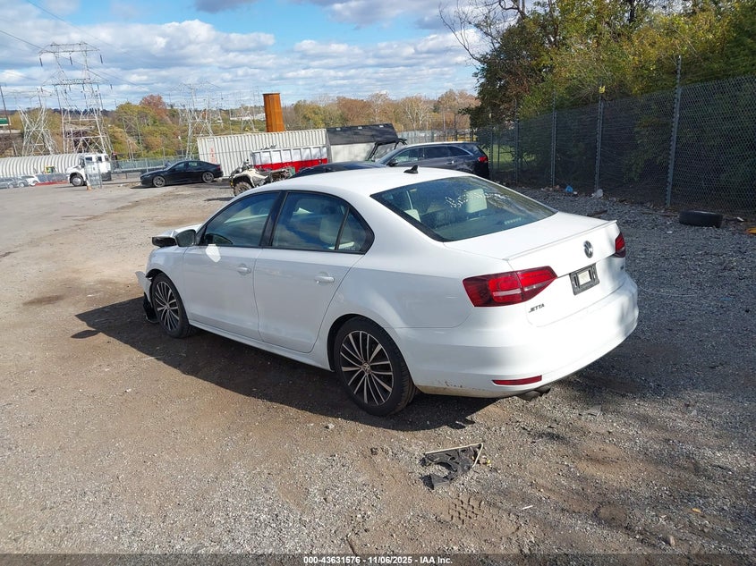 2016 VOLKSWAGEN JETTA 1.8T SPORT - 3VWD17AJ1GM306045