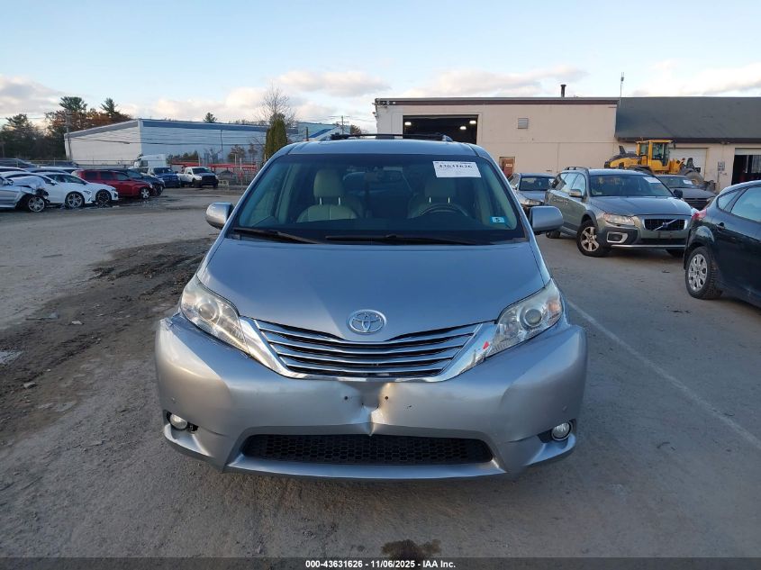 2011 Toyota Sienna Limited VIN: 5TDDK3DC1BS027662 Lot: 43631626