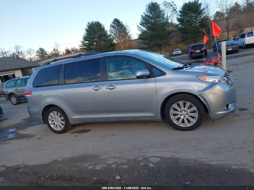 2011 Toyota Sienna Limited VIN: 5TDDK3DC1BS027662 Lot: 43631626