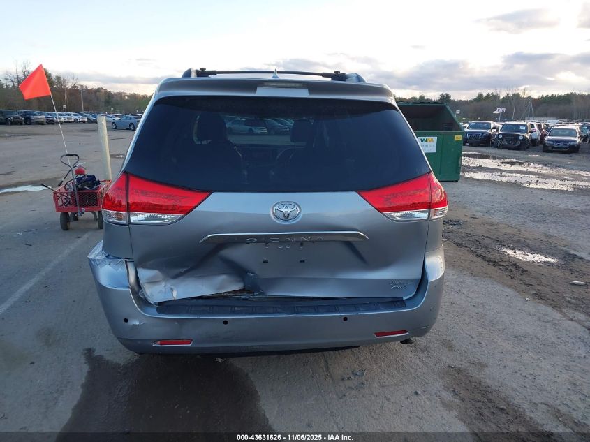 2011 Toyota Sienna Limited VIN: 5TDDK3DC1BS027662 Lot: 43631626