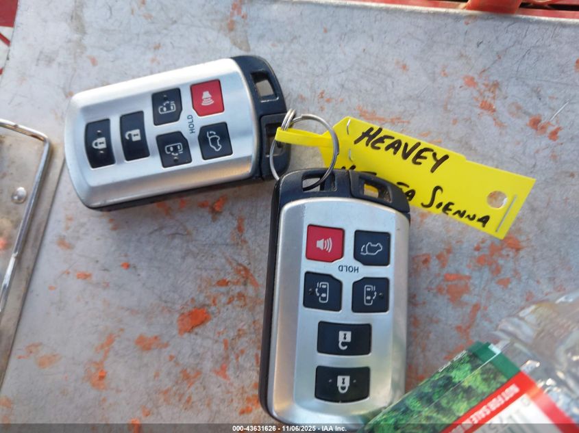 2011 Toyota Sienna Limited VIN: 5TDDK3DC1BS027662 Lot: 43631626