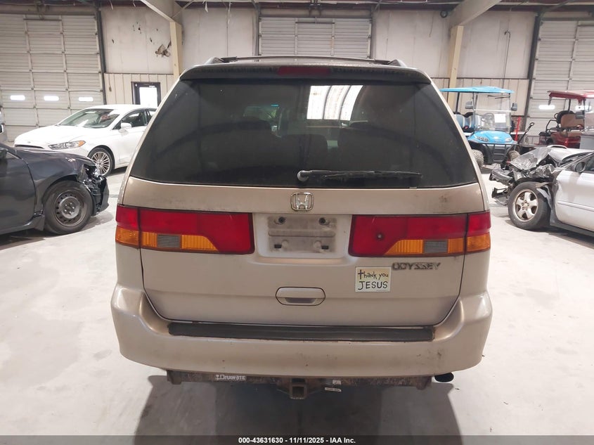 2002 Honda Odyssey Ex-L VIN: 5FNRL18032B028498 Lot: 43631630