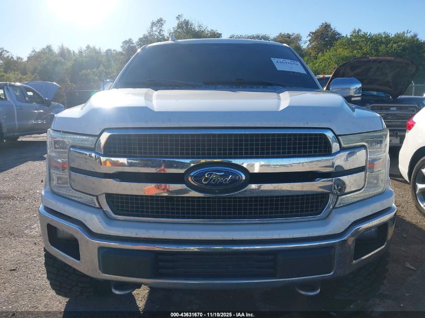 2018 Ford F-150 King Ranch VIN: 1FTEW1E54JFD10035 Lot: 43631670