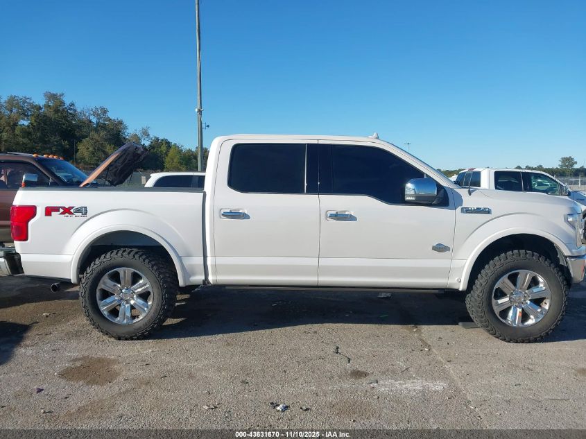 2018 Ford F-150 King Ranch VIN: 1FTEW1E54JFD10035 Lot: 43631670