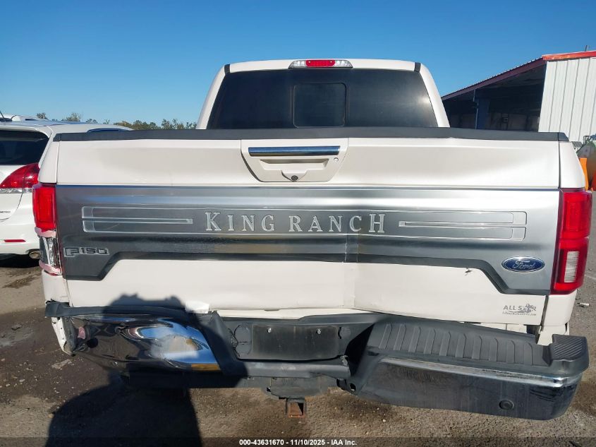 2018 Ford F-150 King Ranch VIN: 1FTEW1E54JFD10035 Lot: 43631670