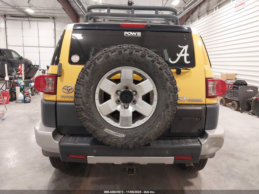 2007 Toyota Fj Cruiser VIN: JTEBU11F270022450 Lot: 43631673