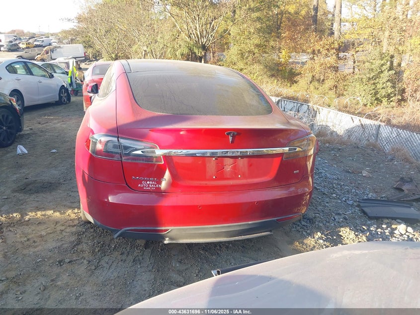 2014 TESLA MODEL S P85 5YJSA1H16EFP60189