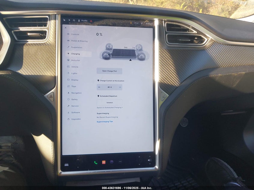 2014 TESLA MODEL S P85 5YJSA1H16EFP60189