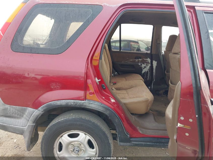 2002 Honda Cr-V Lx VIN: JHLRD68472C003732 Lot: 43631697