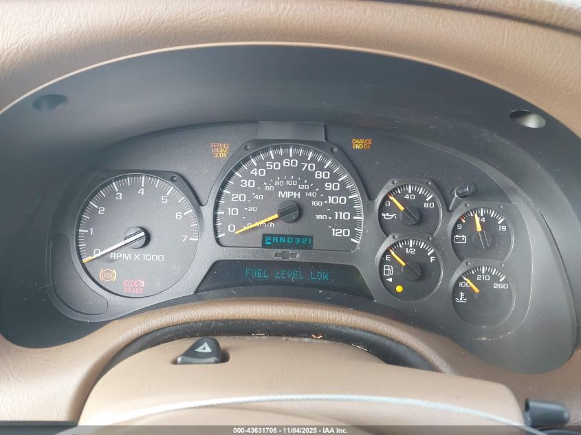 2003 Chevrolet Trailblazer Ext Lt VIN: 1GNES16S236179259 Lot: 43631706