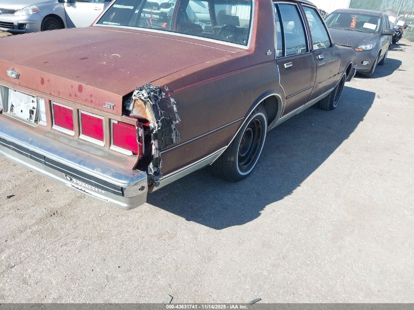 1984 Chevrolet Caprice Classic VIN: 1G1AN69H1EX137196 Lot: 43631741