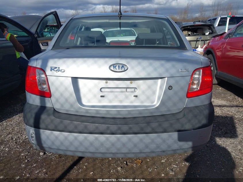 2007 Kia Rio Lx VIN: KNADE123976223738 Lot: 43631753