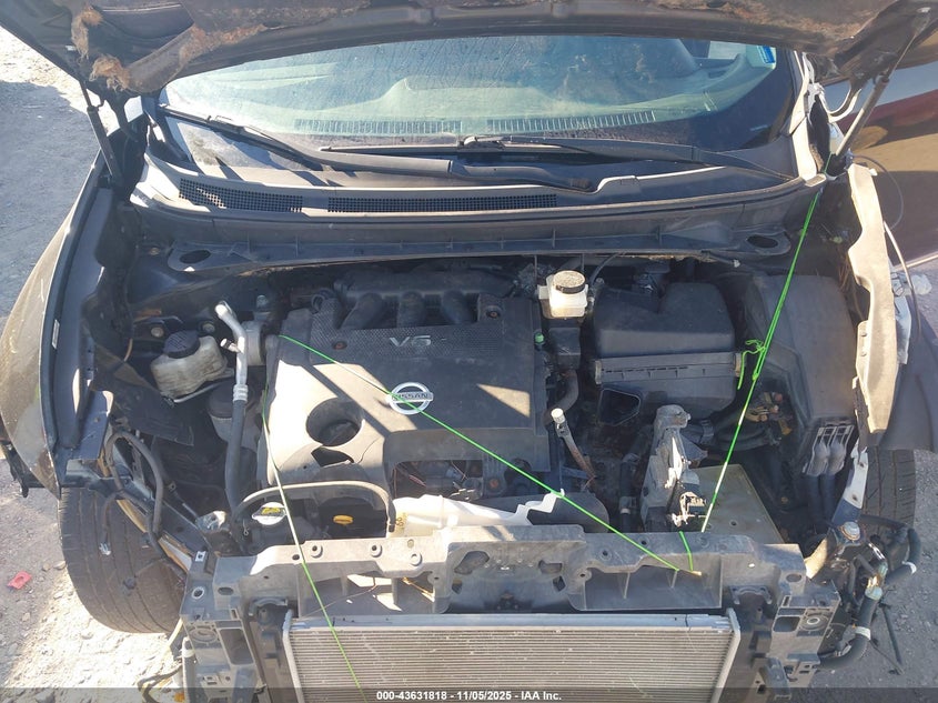 2009 Nissan Murano S VIN: JN8AZ18W99W112058 Lot: 43631818