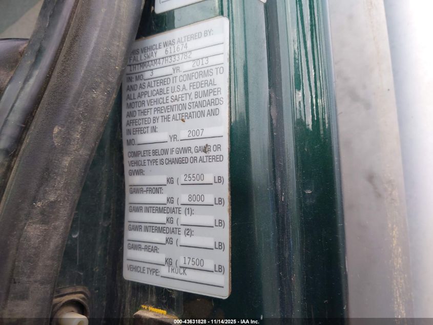 2007 International 4000 4300 VIN: 1HTMMAAM47H333782 Lot: 43631828