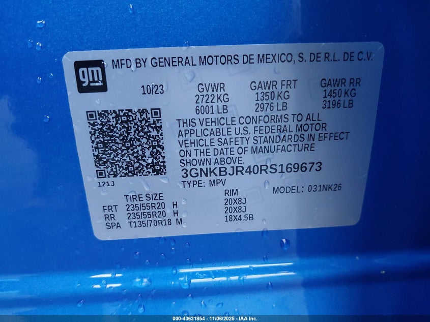 2024 CHEVROLET BLAZER AWD 3LT - 3GNKBJR40RS169673