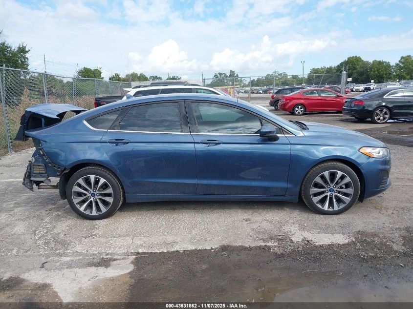 2019 Ford Fusion Se VIN: 3FA6P0T91KR268662 Lot: 43631862