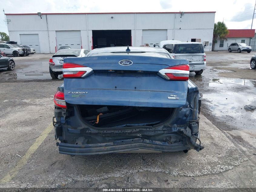 2019 Ford Fusion Se VIN: 3FA6P0T91KR268662 Lot: 43631862