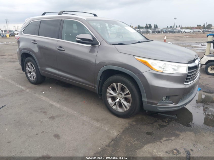 2014 TOYOTA HIGHLANDER XLE V6 - 5TDJKRFH5ES026906