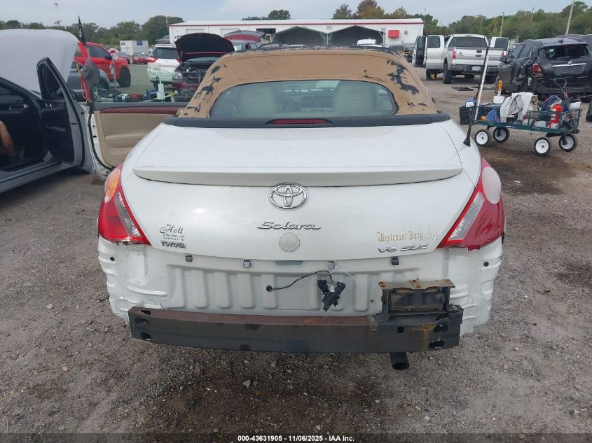 2006 Toyota Camry Solara Sle VIN: 4T1FA38P36U085133 Lot: 43631905