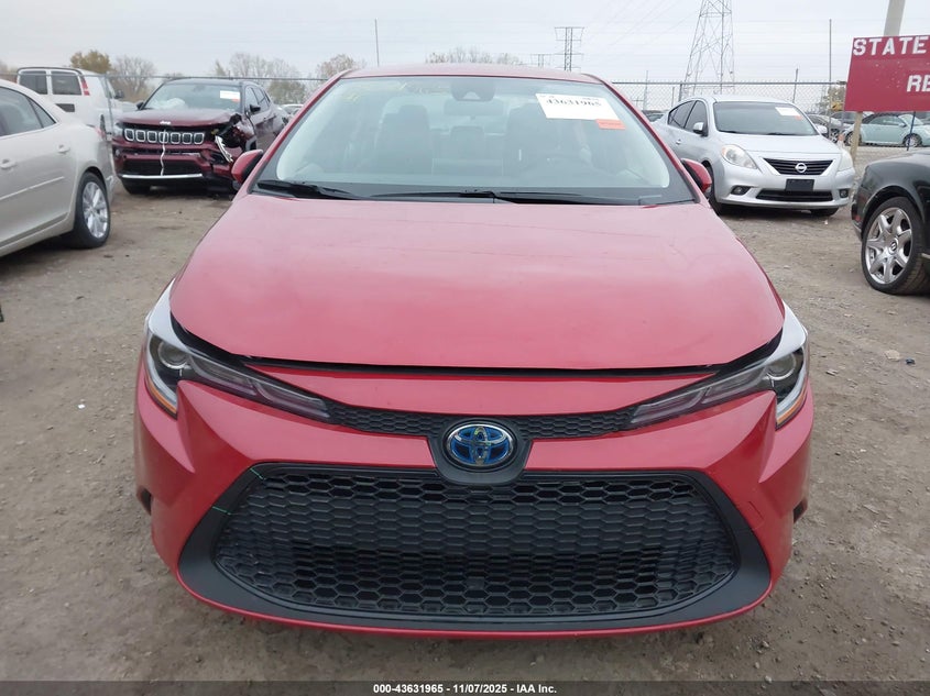 2021 TOYOTA COROLLA HYBRID LE - JTDEAMDE9MJ032882