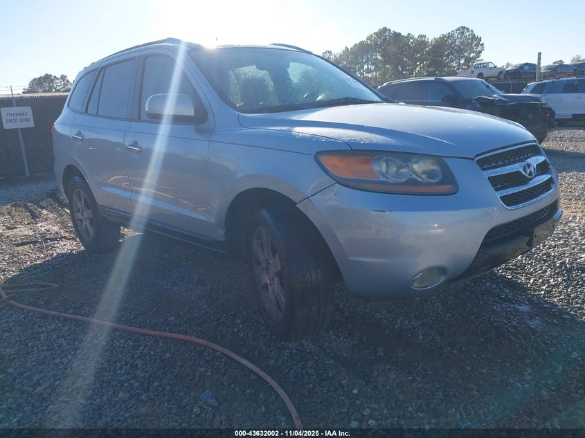 5NMSH13E37H023927 2007 Hyundai Santa Fe Limited/Se auction photo 1