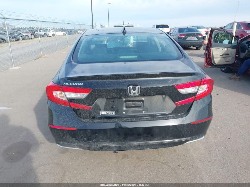 2022 Honda Accord Lx VIN: 1HGCV1F12NA021682 Lot: 43632029