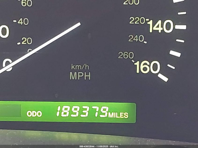 1998 Lexus Ls 400 VIN: JT8BH28F9W0125916 Lot: 43632044