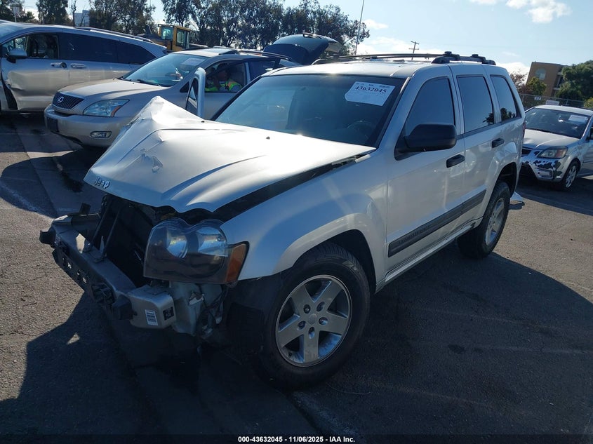 1J4GS48K55C667927 2005 JEEP GRAND CHEROKEE photo no. 2