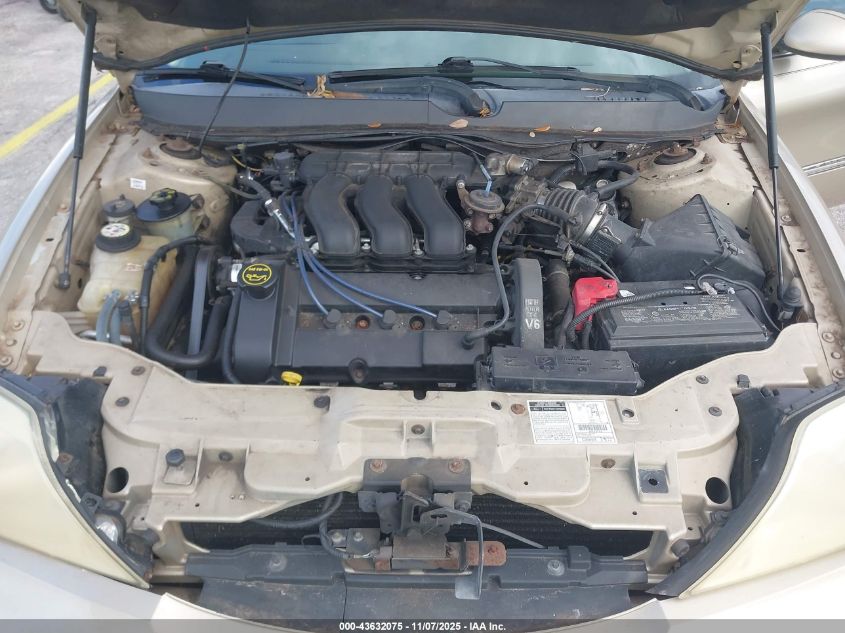 2001 Mercury Sable Ls Premium VIN: 1MEFM59S61A634357 Lot: 43632075