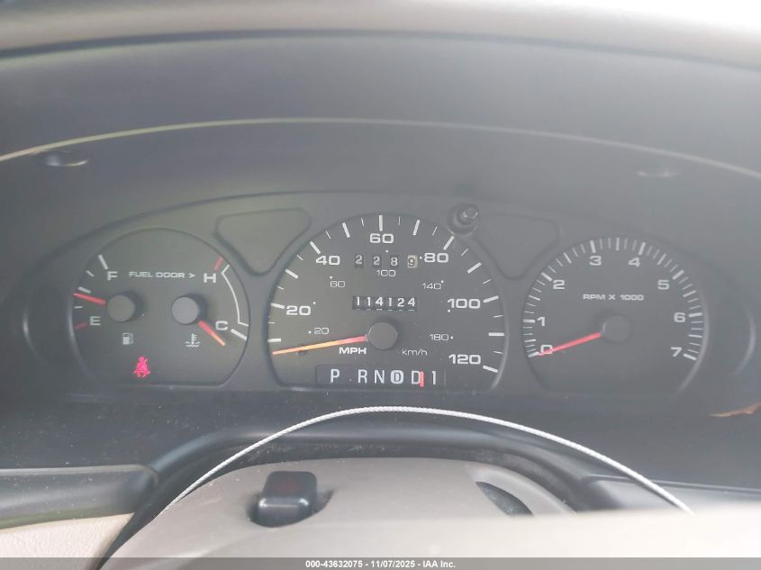 2001 Mercury Sable Ls Premium VIN: 1MEFM59S61A634357 Lot: 43632075