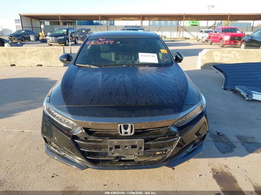 2021 Honda Accord Sport VIN: 1HGCV1F3XMA110481 Lot: 43632144