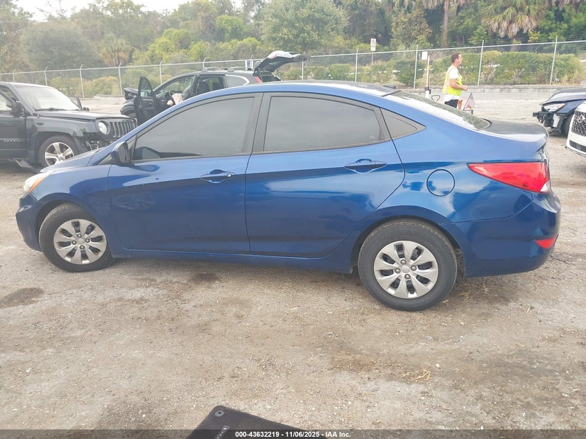 2016 HYUNDAI ACCENT SE KMHCT4AE8GU033350