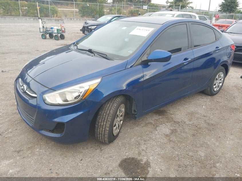 2016 HYUNDAI ACCENT SE KMHCT4AE8GU033350
