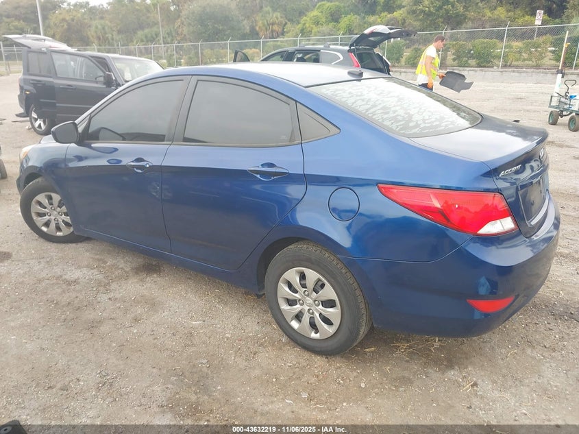 2016 HYUNDAI ACCENT SE KMHCT4AE8GU033350