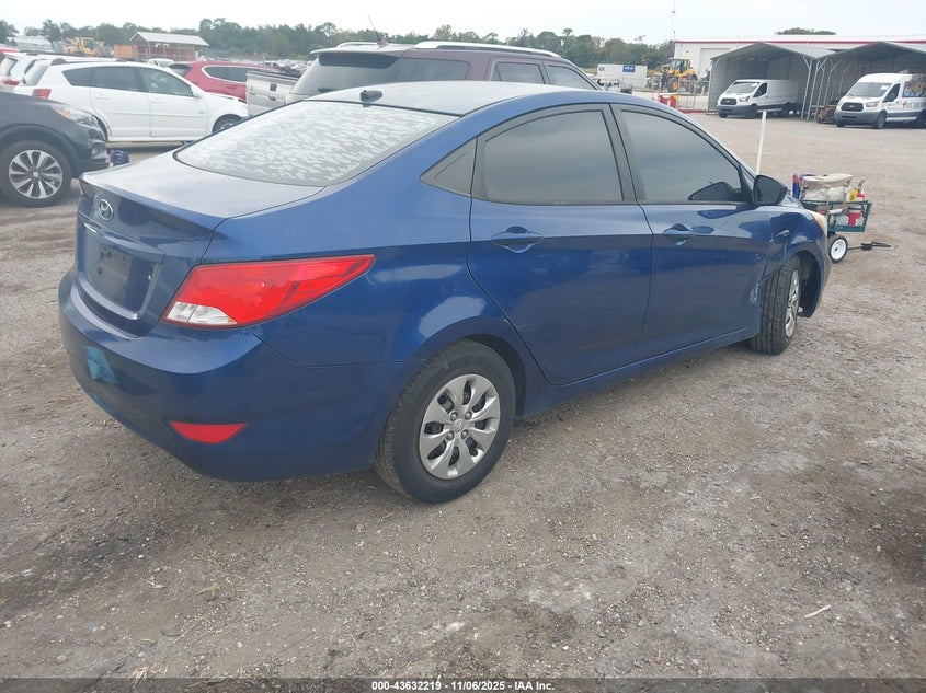 2016 HYUNDAI ACCENT SE KMHCT4AE8GU033350