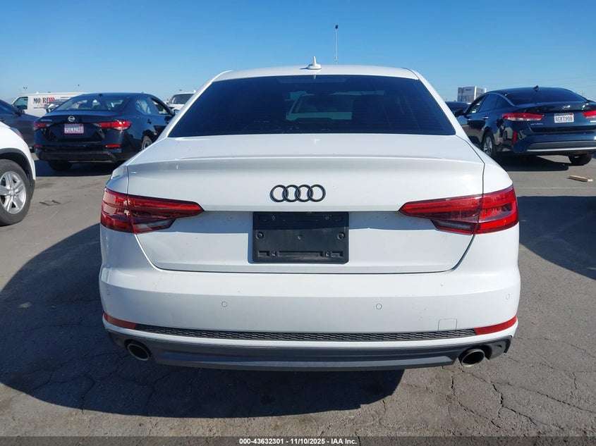 2017 Audi A4 2.0T Ultra Premium VIN: WAULMAF43HA159695 Lot: 43632301