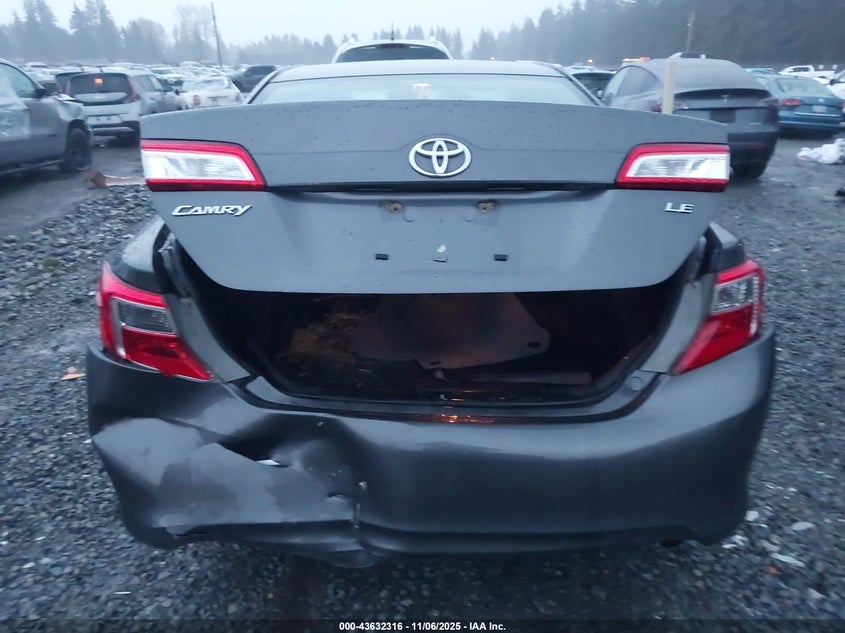 2013 TOYOTA CAMRY LE 4T4BF1FK5DR286918